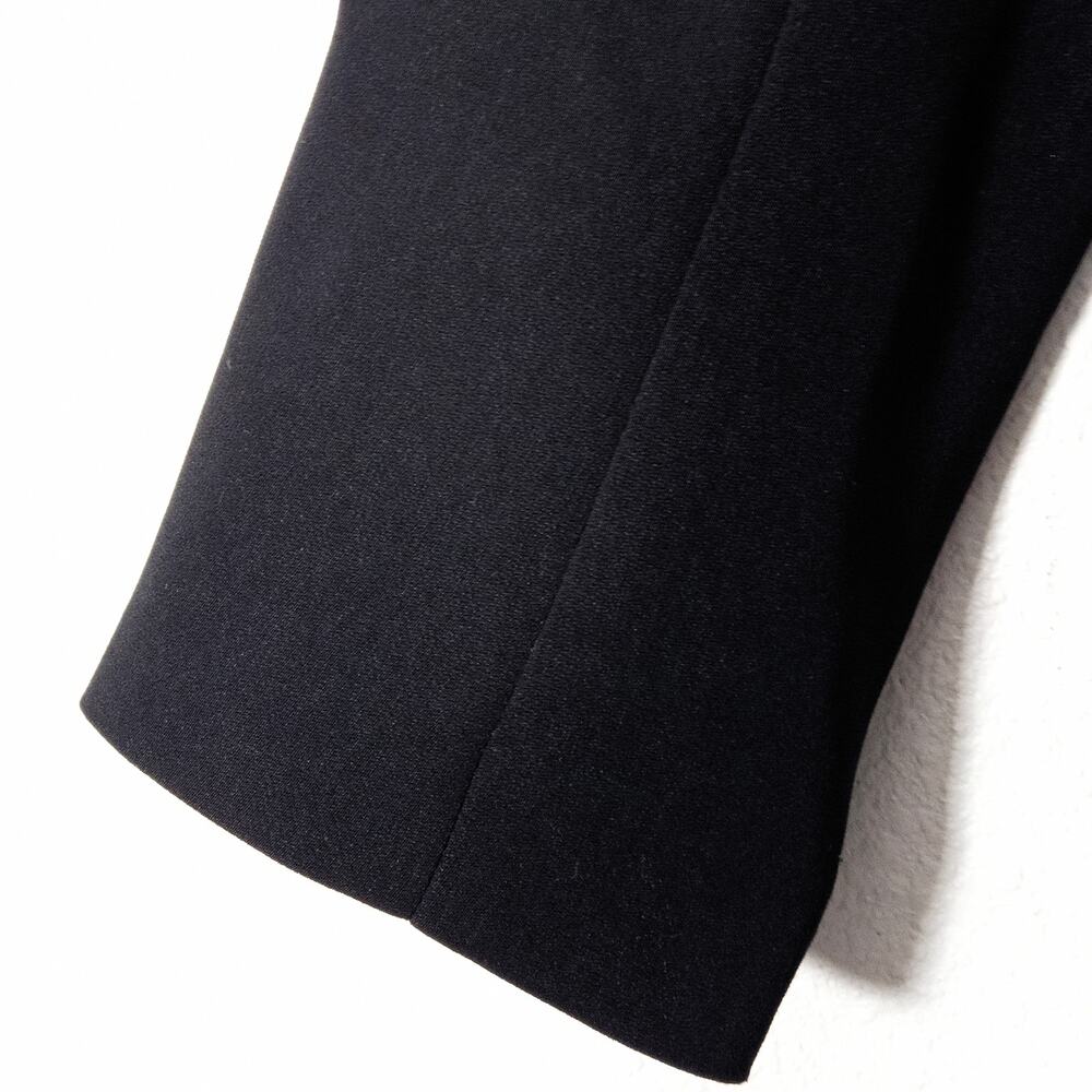 XXI Cropped Blazer Small Black Y2K Glam Edgy Clubwear Night Out - Picture 9 of 13